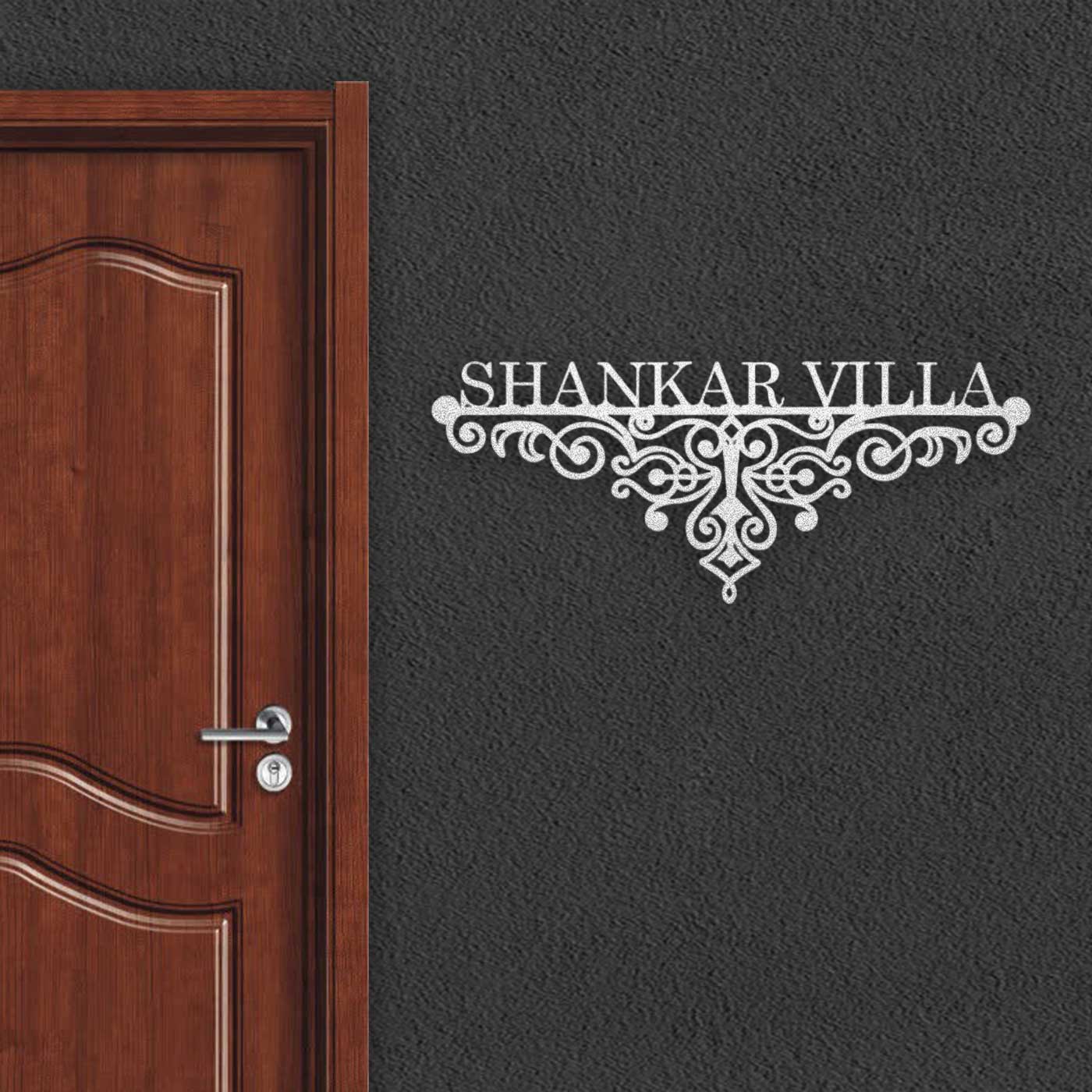 Personalized 3D Name Plate for Villa