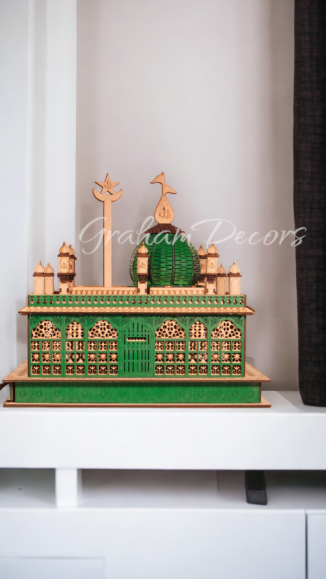 Immerse your home in spiritual tranquility with Kaliyar Sharif, resonating with the serenity of Fajr Namaz today. Our replica embodies the divine essence, akin to Gyanvapi Mosque and the nearest Masjid. Enhance your living hall design with its grace. Seek solace in interior decor near me, finding furnishings near me complement its sacred aura. Experience the divine presence of Sabir Piya in every corner.