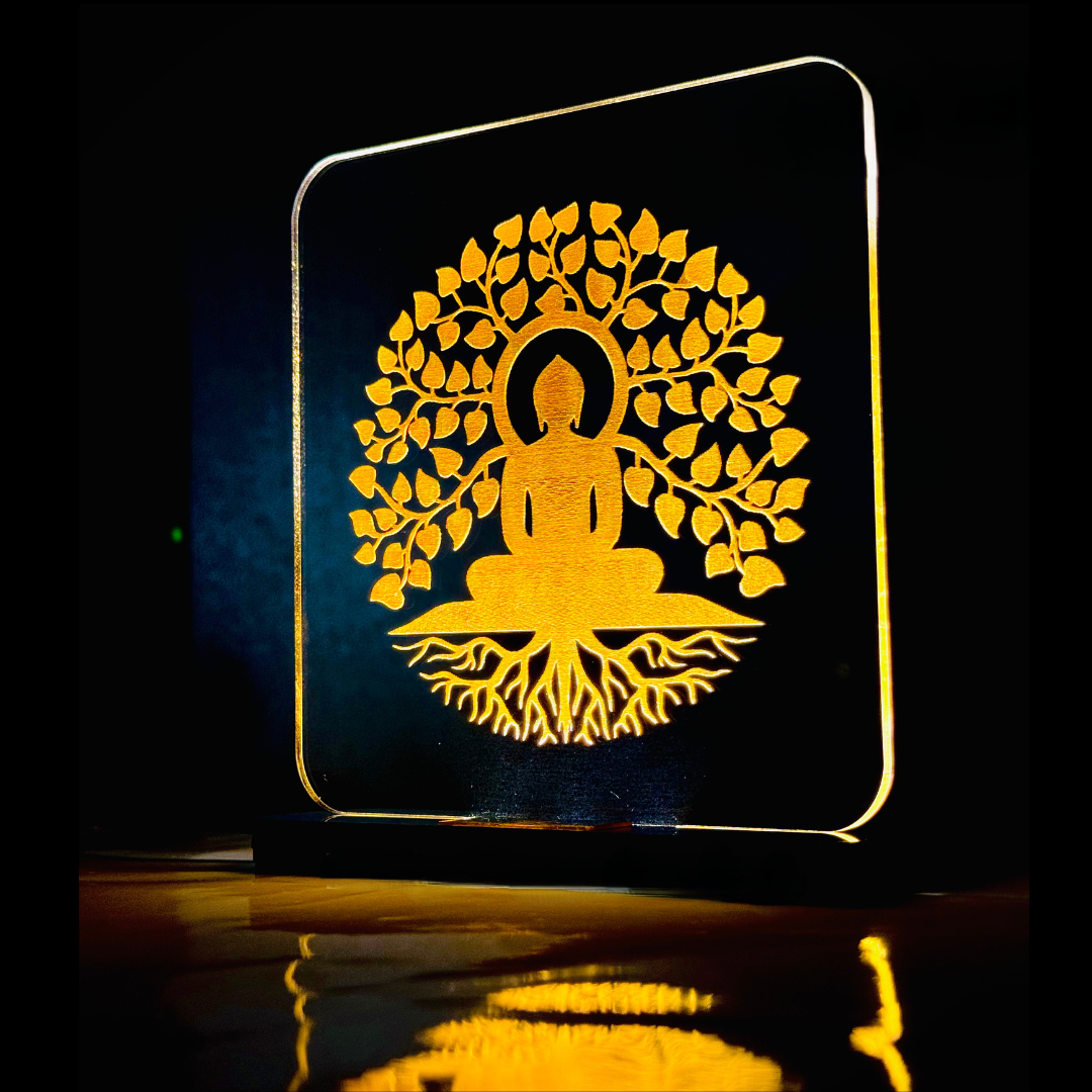 Gautam Buddha LED Light Lamp