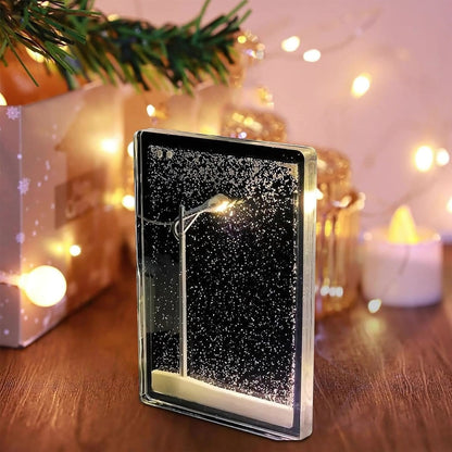 DIY 3D Snow Flake Night Lamp