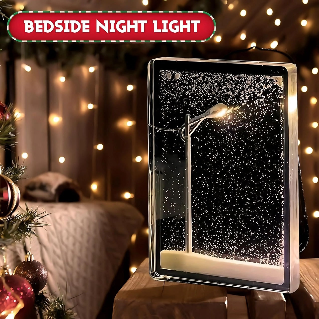 DIY 3D Snow Flake Night Lamp