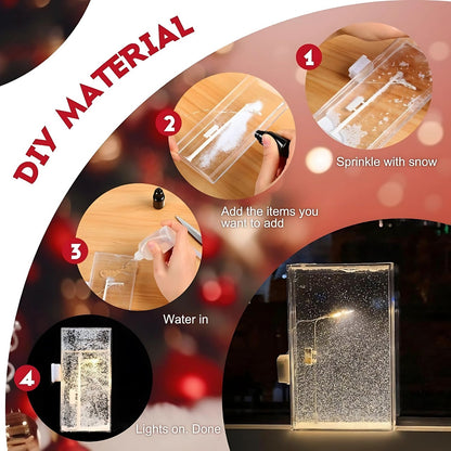 DIY 3D Snow Flake Night Lamp