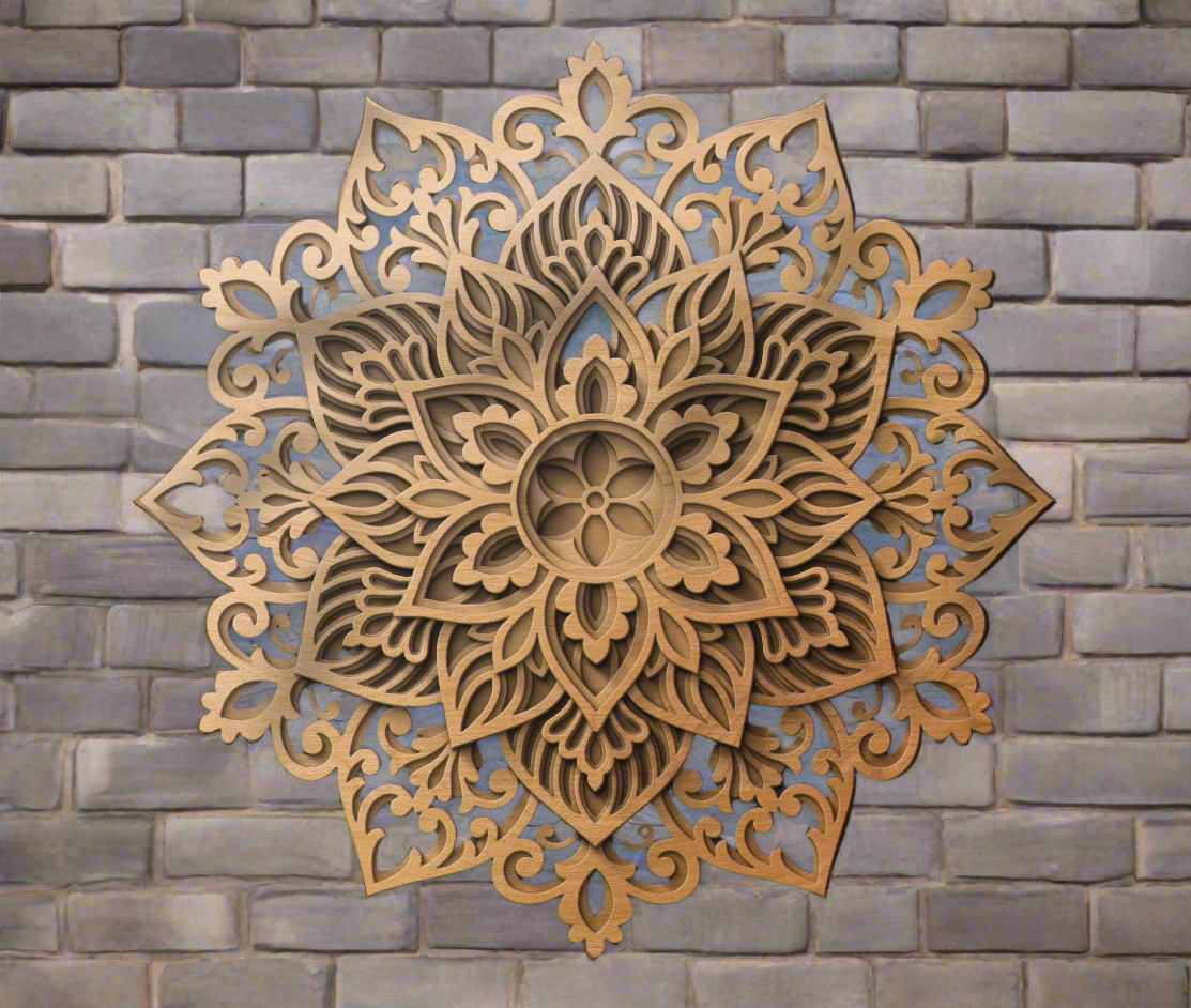 Flower Design Multi-layered Mandala Art