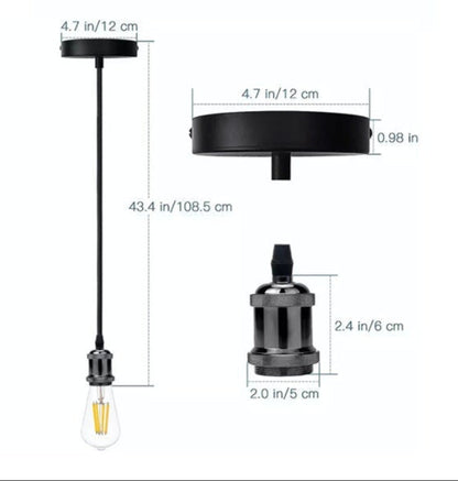 Modern Wooden Pendant Chandelier Lamp