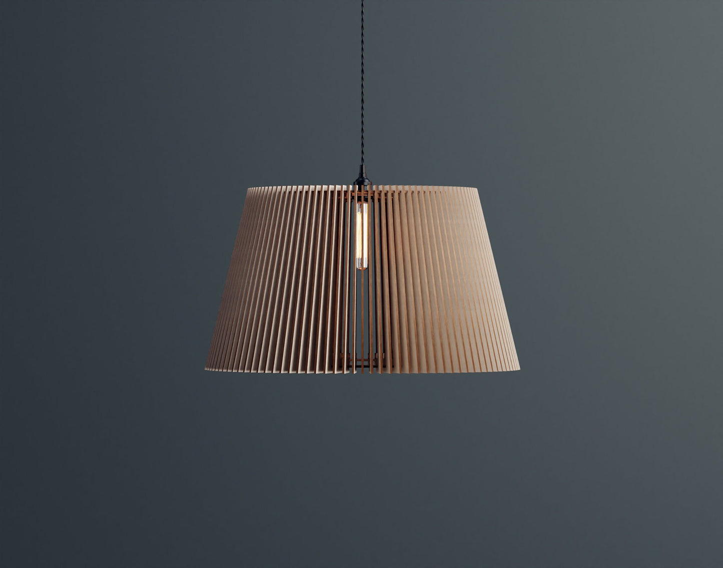 Modern Handmade Wooden Ceiling Lampshade