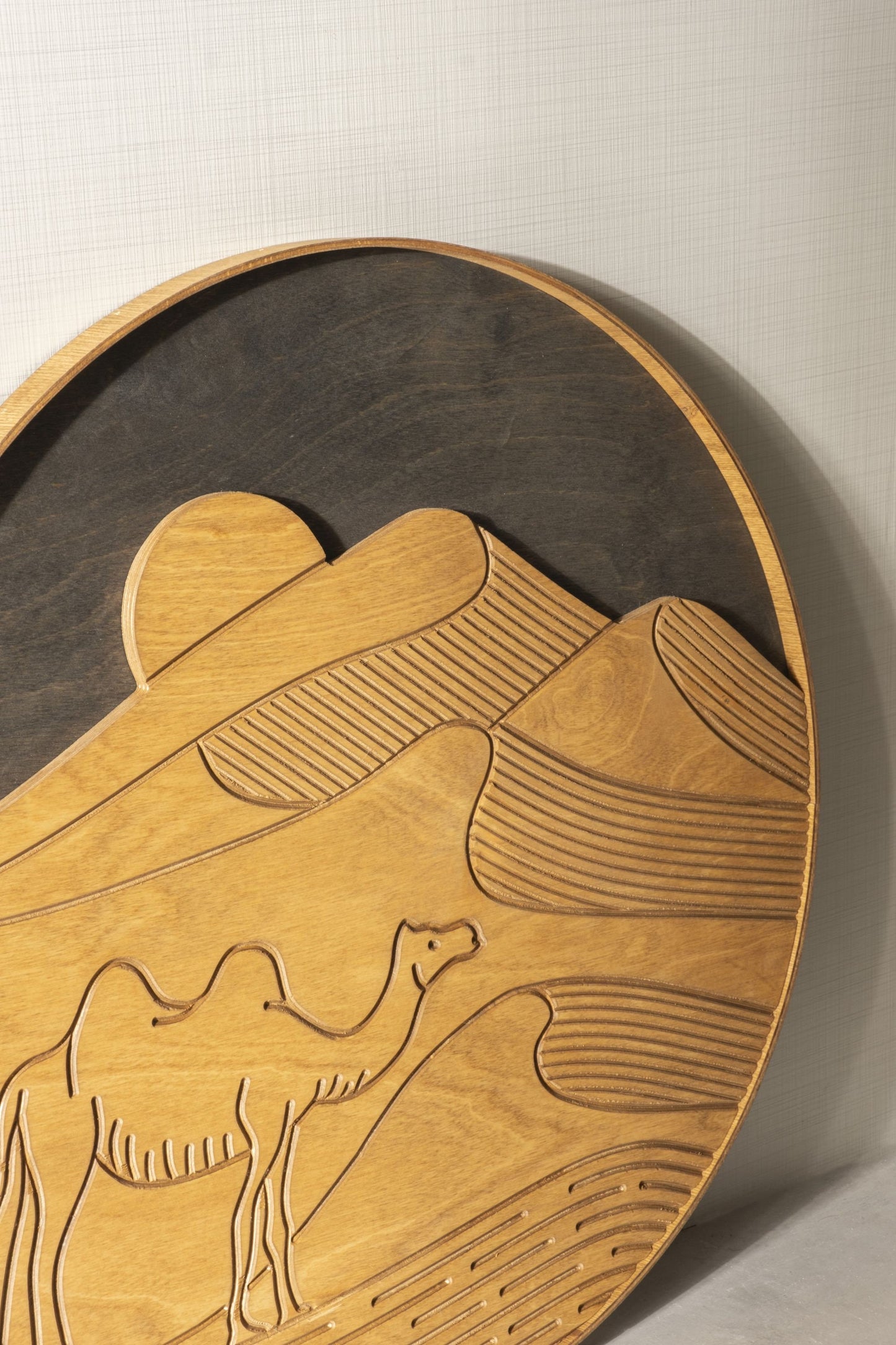 Desert Camel Wooden Wall Art