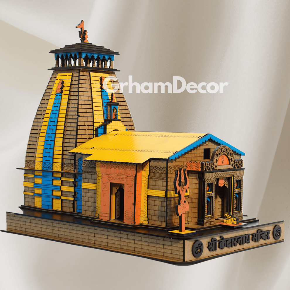 Kedarnath Mandir Wooden Replica- Graham Decors – Graham Decors
