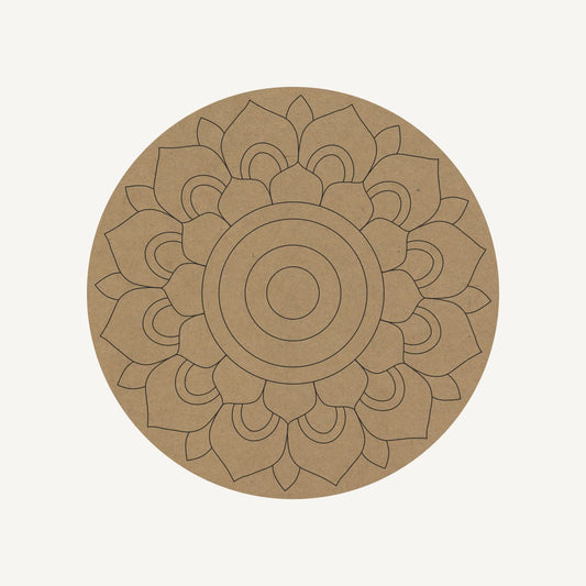 Pre Marked Lippan Round Mandala