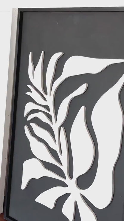 Abstract Painting Wooden Wall Art